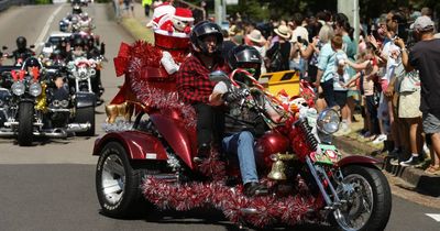 Bikers revved up on Christmas cheer with donation to underprivileged kids