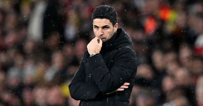 Mikel Arteta's injury worries become reality as Arsenal star leaves stadium on crutches