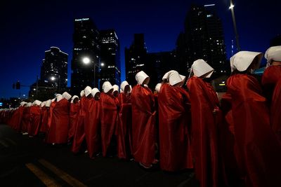 In Israel, TV's dystopian 'Handmaids' is protest fixture