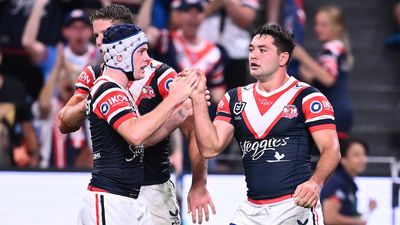 Sydney Roosters triumph over Rabbitohs 20-18 in tense NRL battle, Dolphins stay unbeaten with 36-20 win over Newcastle Knights