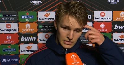 Martin Odegaard makes concerning admission after Arsenal's gruelling Europa League exit
