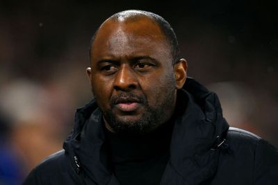 Patrick Vieira sacked as Crystal Palace manager ‘with enormous regret’