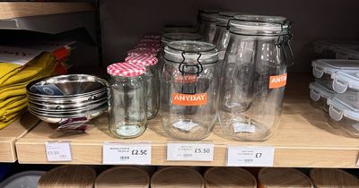 Empty jar in Waitrose costs £1.30 more than a jar filled with jam