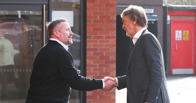 Sir Jim Ratcliffe arrives at Old Trafford for Manchester United takeover talks