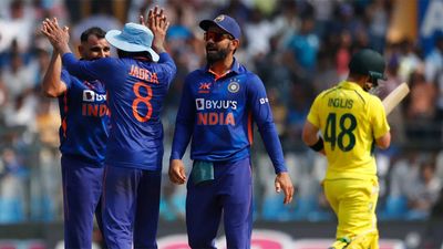1st ODI: Shami, Siraj shine as India knock over Australia for 188