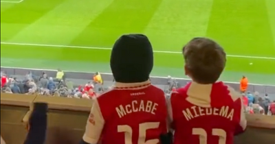 Kim Kardashian's son wears Katie McCabe jersey at Arsenal game