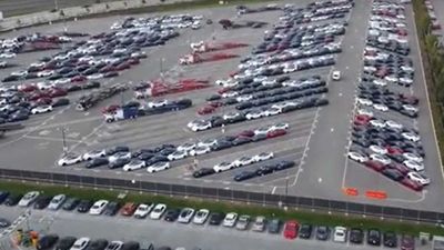 Tesla Prepping Fremont For Huge End-Of-Quarter Delivery Frenzy