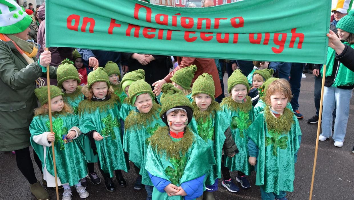 Baile an Fheirtéaraigh’s St Patrick’s Day parade in…