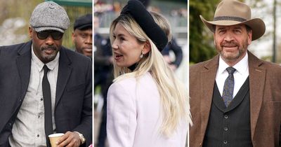 Idris Elba and Nick Knowles lead celebrity racegoers on Cheltenham Gold Cup Day