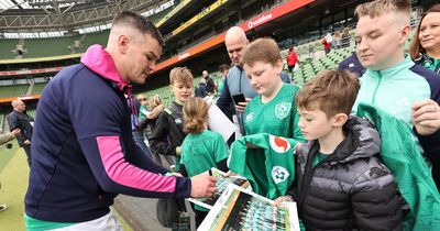 Family friendly captain's run fuels sense of wellbeing around Ireland's Grand Slam bid
