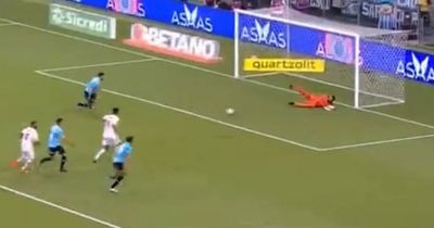 Luis Suarez misses awful penalty but former Liverpool striker redeems himself