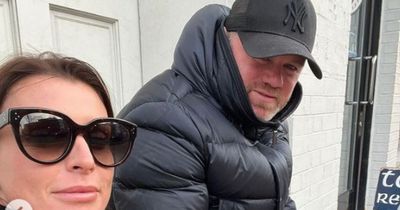 Coleen Rooney confuses fans with loved-up Wayne snaps on 'Corrie set' as couple continue to live apart
