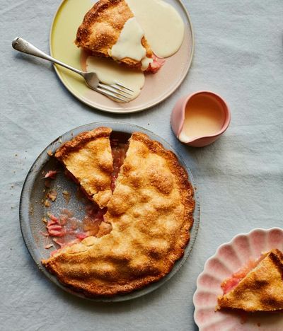 Ravneet Gill’s recipe for rhubarb and apple pie