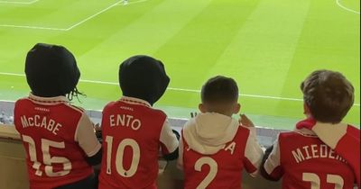 Kim Kardashian fires Twitter into frenzy as son wears Arsenal Women's shirt to Sporting match