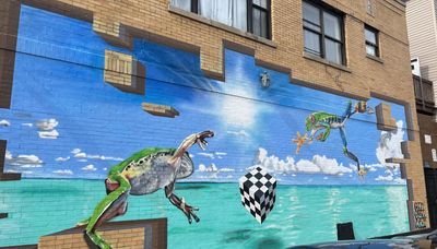 Logan Square mural offers a nod to Puerto Rico with a 3D touch