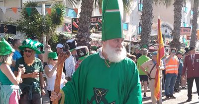 18,000 people turn out for St Patrick's Day parade in sunny Spain