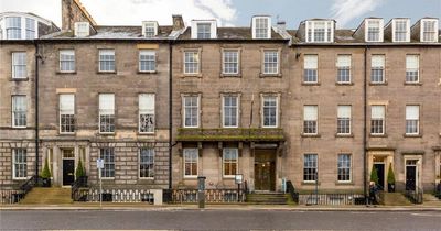 Grand £2m Edinburgh townhouse with period features and its own lift hits the market
