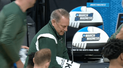 Tom Izzo Snapped His Whiteboard in Half and Fans Had Jokes