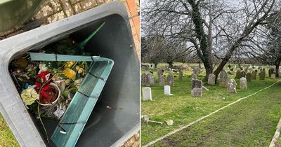 'Disrespectful' church throws out items mum left on baby's grave leaving it 'demolished'