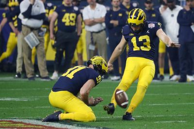 Kicker Jake Moody puts his best foot forward at Michigan’s pro day