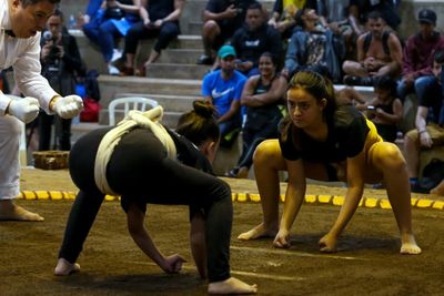 Women sumo wrestlers 'breaking prejudice' in Brazil