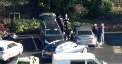 Drone footage captures dramatic moment drug gang responsible for smuggling millions of pounds-worth of Class As was busted