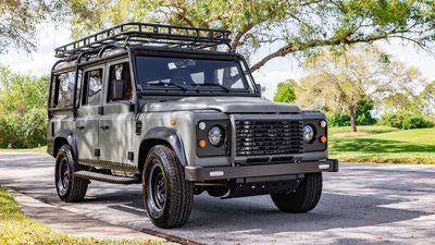 Restored Classic Land Rover Defender Hides An Electric Powertrain