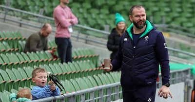 Andy Farrell gets in Grand Slam mood by winning first battle with son Owen
