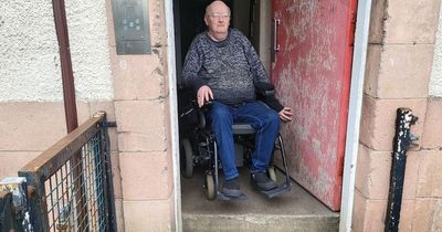 Scots dad 'trapped in his home' as council 'won't build ramp' hasn't seen best pal for years