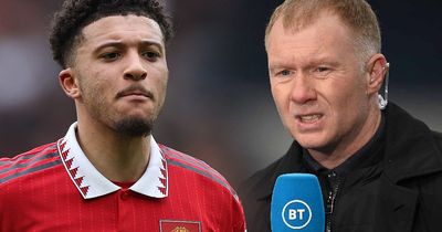 Paul Scholes urges Man Utd to complete transfer to solve Jadon Sancho situation