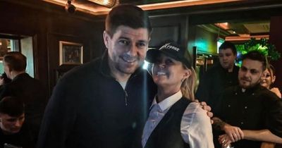 Steven Gerrard in Conor McGregor's Black Forge Inn pub for St Patrick's day celebrations