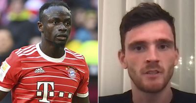 "To be honest, no": Andy Robertson dismisses Sadio Mane theory amid Liverpool slump