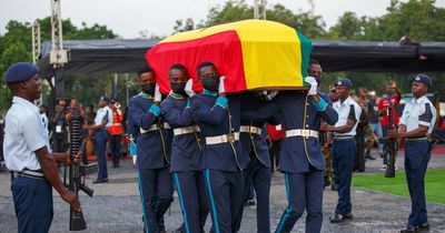 Funeral held for former Everton player Christian Atsu after earthquake tragedy