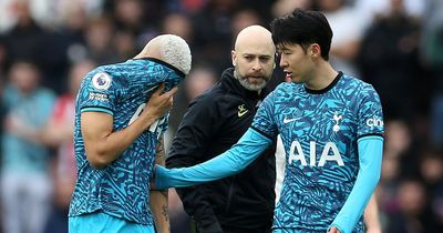 Former Everton striker Richarlison leaves pitch in tears as Tottenham Hotspur handed injury blow