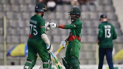 Shakib Al Hasan and debutant Towhid Hridoy star Bangladesh thrash Ireland by 183 runs