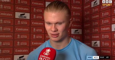 'My focus isn't on scoring' - Erling Haaland explains secret behind eight-goal week for Man City