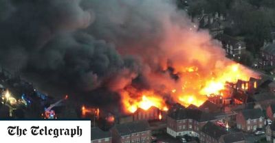 Mansfield fire: Homes evacuated after massive blaze rips through industrial building