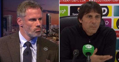 Jamie Carragher destroys Antonio Conte with Arsenal point after extraordinary Tottenham rant