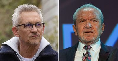 Gary Lineker slams Alan Sugar's 'nonsense' hours after returning to BBC duties