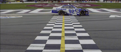 NASCAR officials told a driver to park it mid-race, so he left his car on the start-finish line