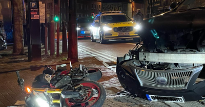 Two in hospital after serious Bristol crash involving motorbike and car