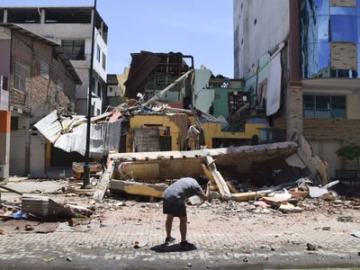 A strong earthquake has killed at least 15 in Ecuador and 1 in Peru