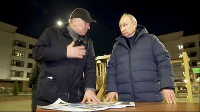 Putin visits Russian-occupied Mariupol in Ukraine
