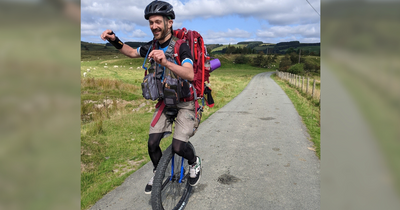 Meet the Bristol unicyclist taking on 1600km ride for his 'legend' brother