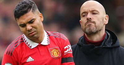 Erik ten Hag plays down Casemiro absence amid Man Utd star's latest suspension