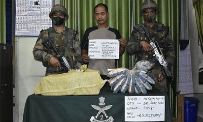 Assam Rifles recovers Heroin in Aizawl, one arrested for smuggling