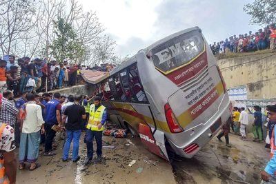 At least 19 killed in Bangladesh bus accident