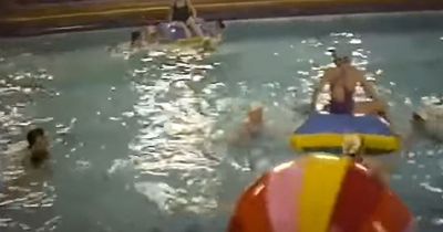 1990s Glasgow camcorder footage captures fun day's splash at lost city swimming pool