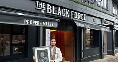 Conor McGregor displays local artist's work in Dublin restaurant The Black Forge