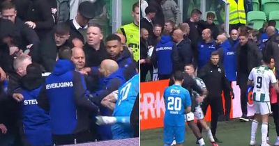 Match suspended as ex-Newcastle star punched by own fan in furious row